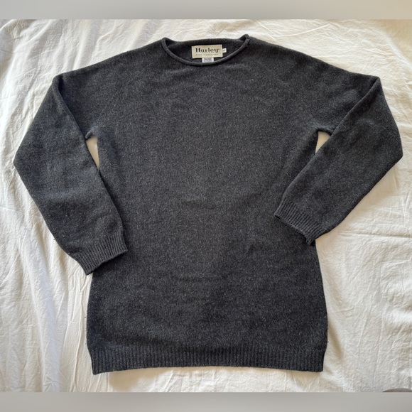Harley Of Scotland Sweaters - Harley of Scotland Women’s Cashmere/ Merino Rolled Neck Sweater - Small